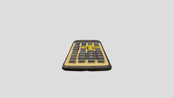 Japanese DVD remote 3D Model