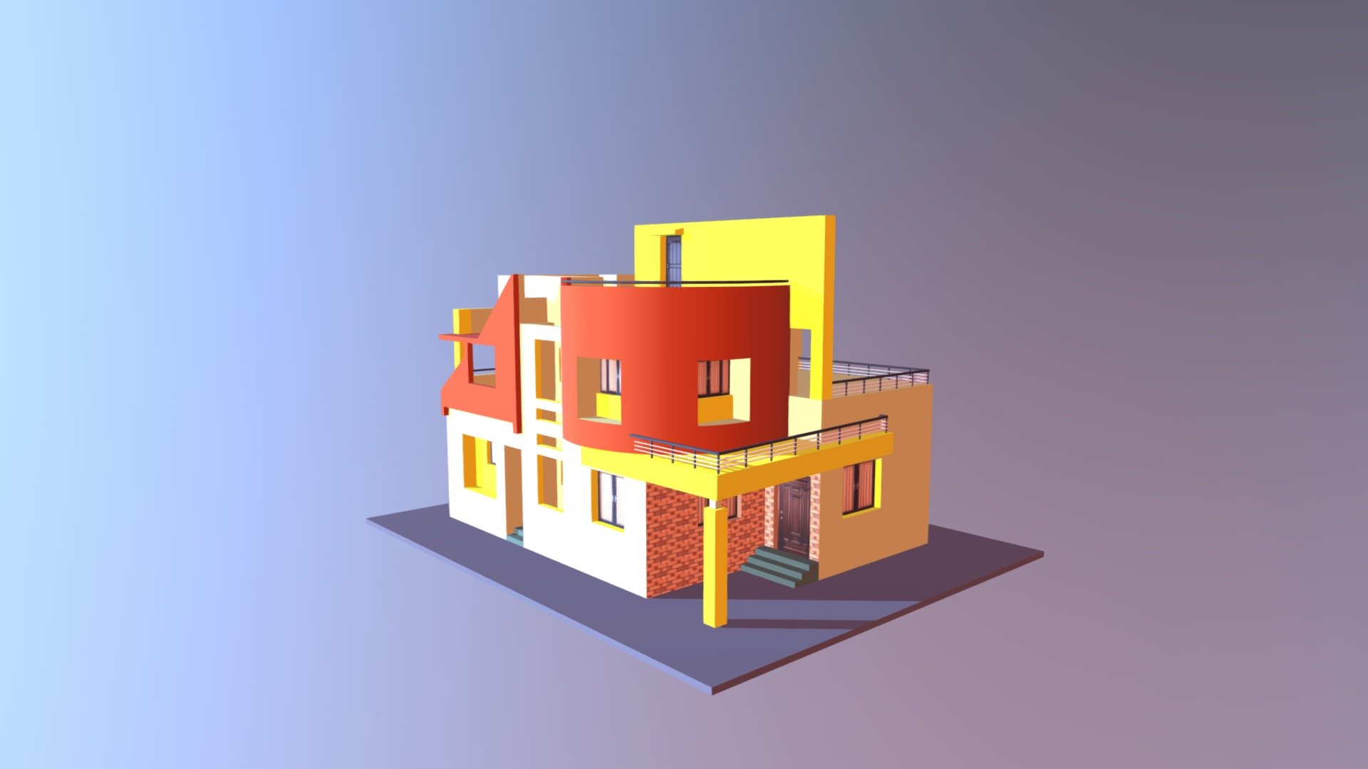 House — Sketchfab embed 3D viewer