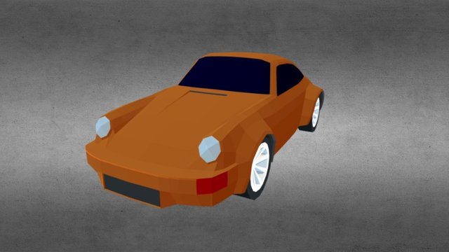 Porsche 911 1974 3D Model
