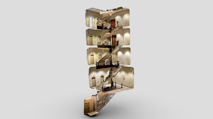 Day 8: stairs to Sketchfab – Free 3D Model STL