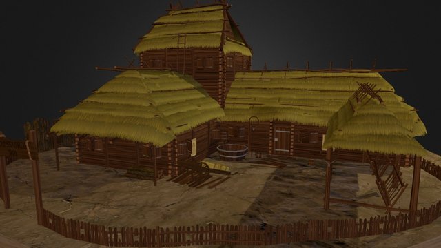 Crossroad Inn (The Witcher 3 Wild Hunt) 3D Model