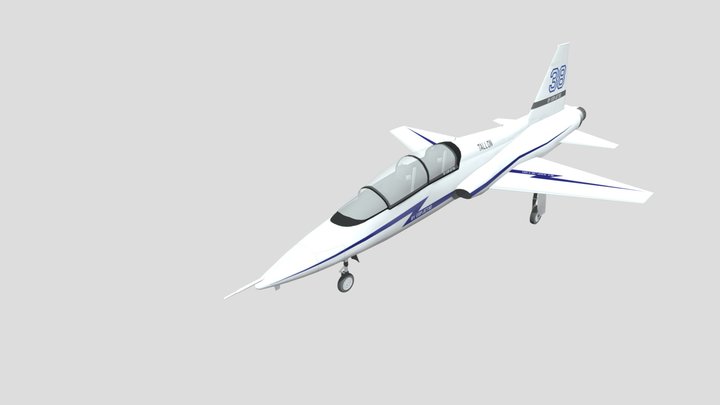 Northrop T-38 Talon 3D Model