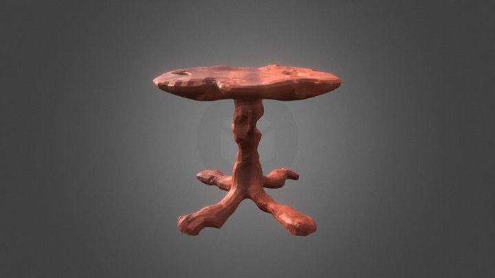 Woodland Table 3D Model