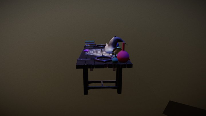 Wizard Table 3D Model