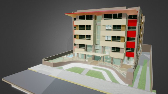 Hotel B 3D Model