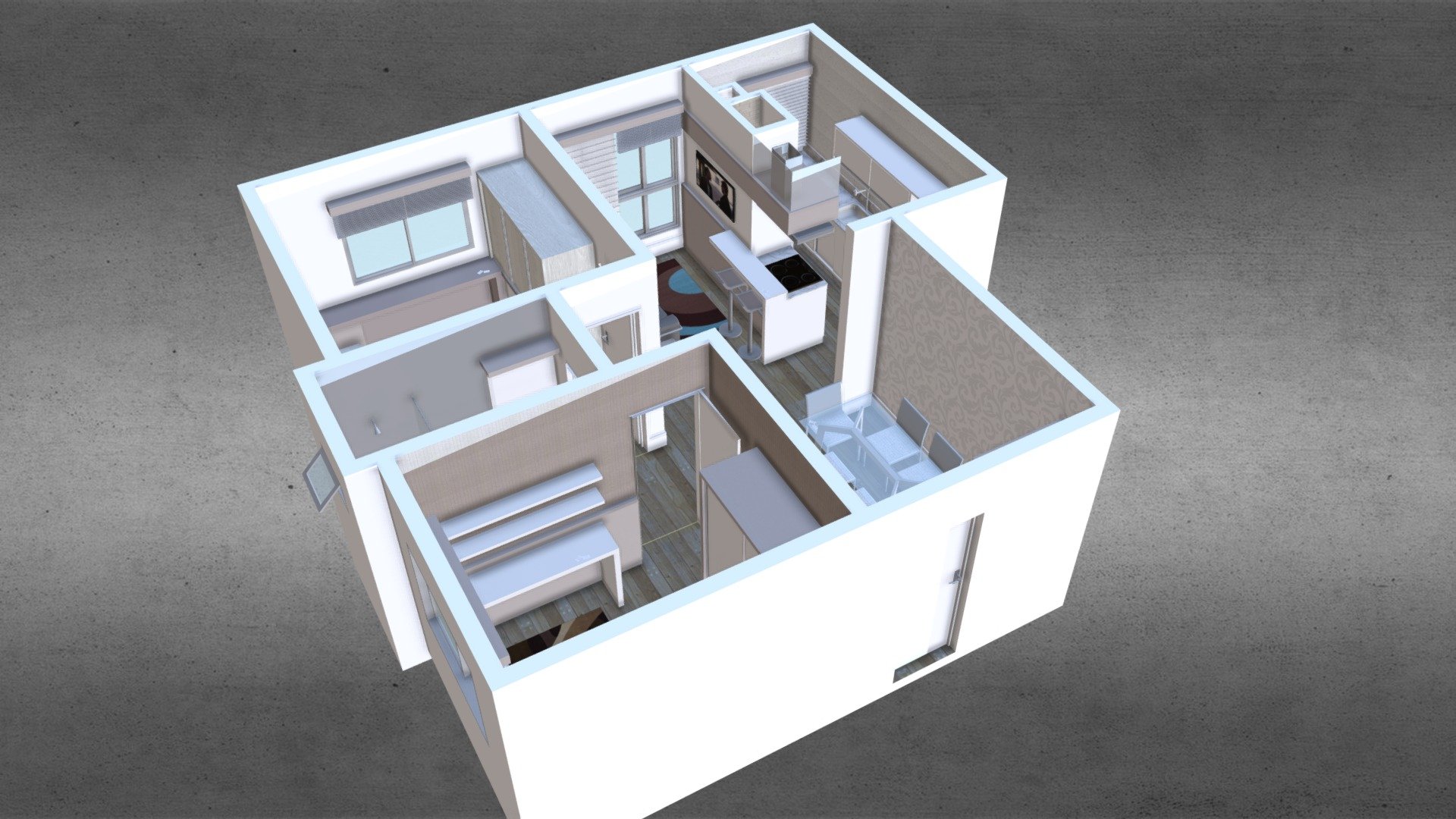 Lavoro 360º - Apartamento 103 - RA 3D Model