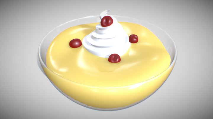 Bananen Pudding / Banana-pudding [FREE] – Modelo 3D gratuito STL