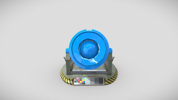 Cannon shader ball 3D Model