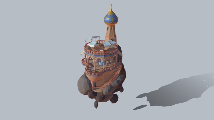 Vizier's observation deck 3D Model