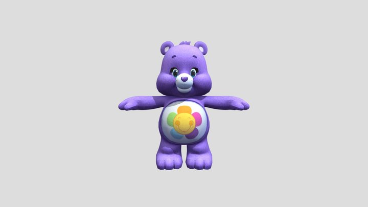 Care Bears Music Band - Harmony Bear 3D Model