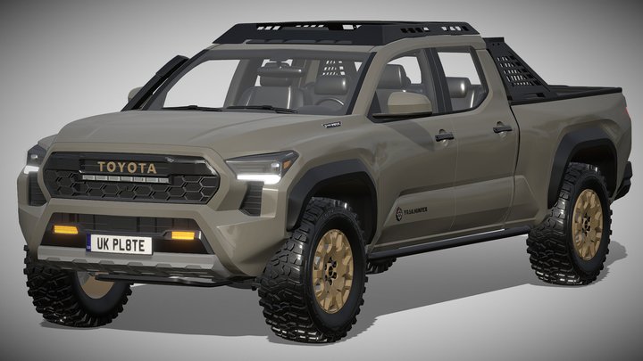 Toyota Tacoma Trailhunter 2024 3D Model