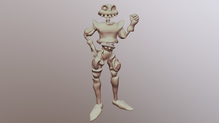 Sir Daniel Fortesque 3D Model