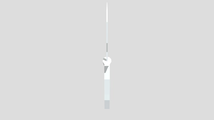 Wakizashi_objeto_lowpoly 3D Model