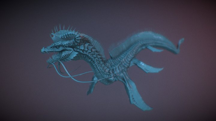 Sea Serpent 3D Model