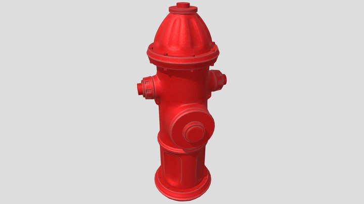 Red Fire Hydrant – Modello 3D gratuito STL