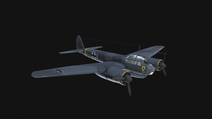 junkers ju-88 bomber 3D Model