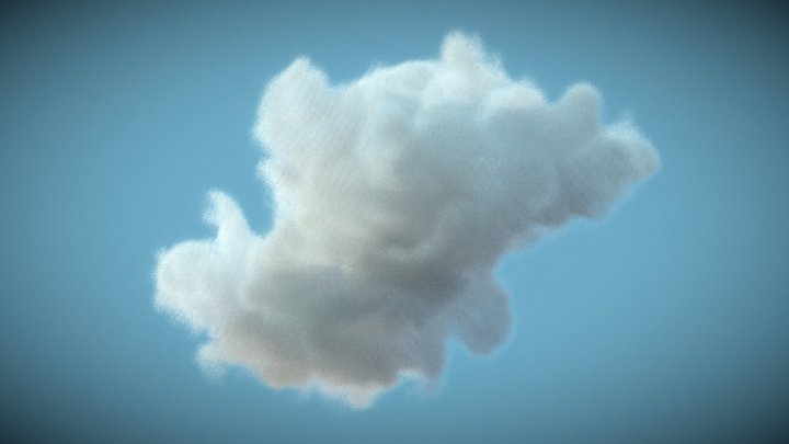 Fluffy Cloud ☁ 2 3D Model
