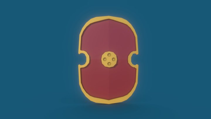 Persian Shield 3D Model