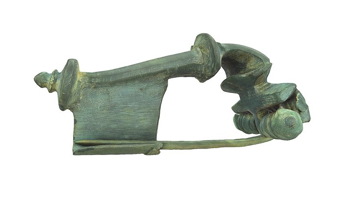 Römische Doppelkopffibel 3D Model
