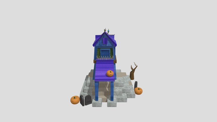Casa halloween 3D Model
