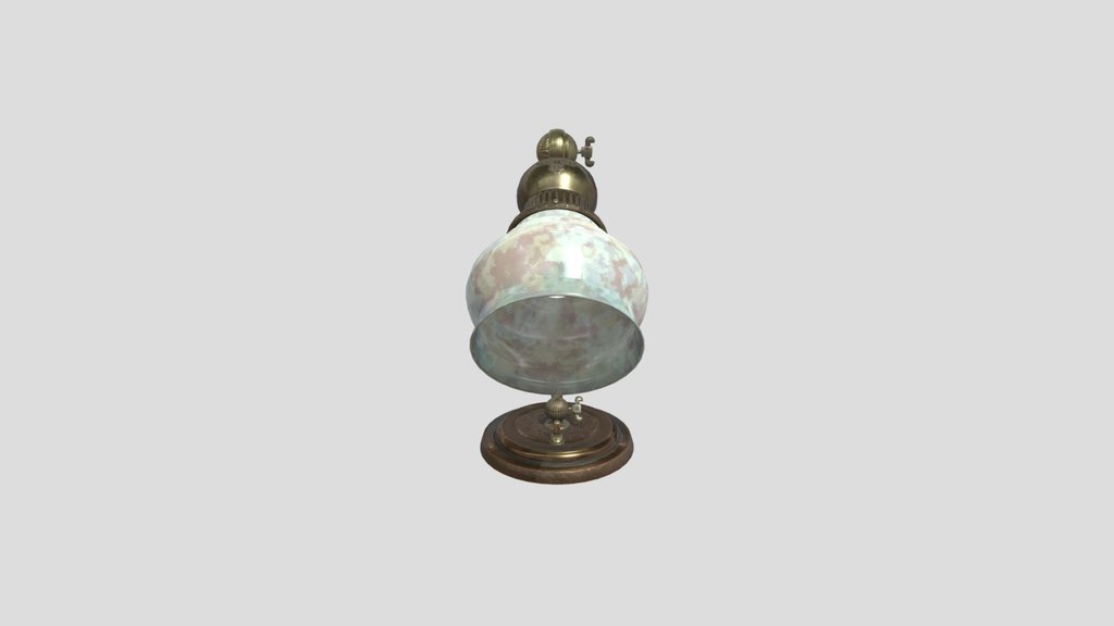 Bulbous 1920s Reading Lamp