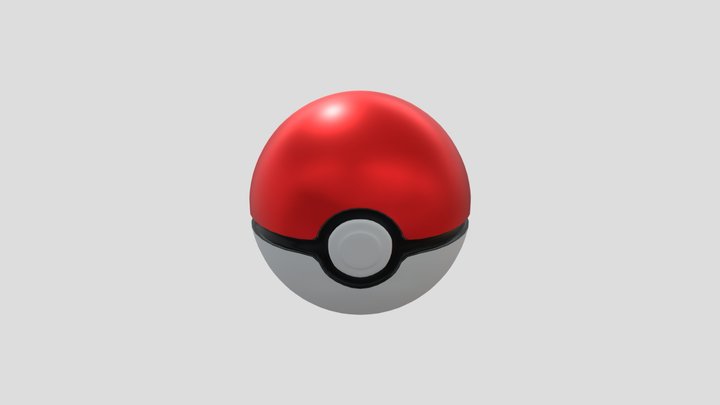 Pokeball 3D Model