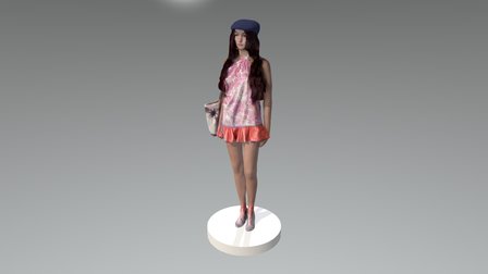 Mariah_FashionDenver_01 3D Model