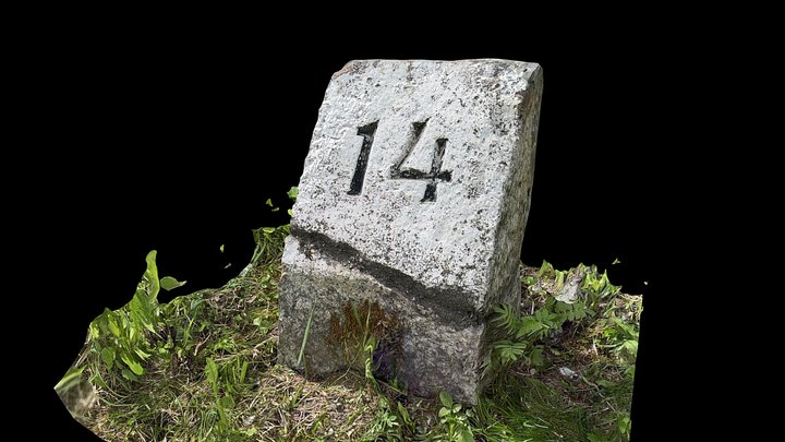 Milestone Innertkirchen - Grimselpass km 14 – Free 3D Model STL