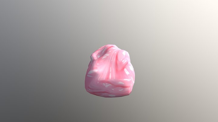 Chewed Gum 3D Model