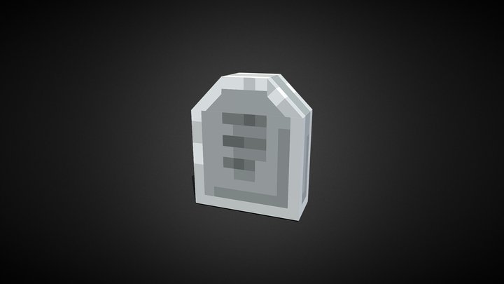 Gravestone 2 3D Model