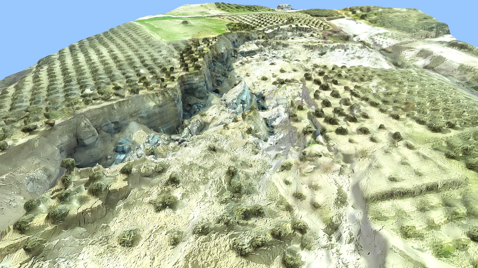 Turkey Earthquake Olive Field, Antakya, Turkey Buy Royalty Free 3D