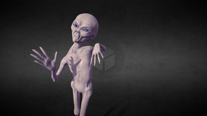 BEZ The Dancing Alien 3D Model