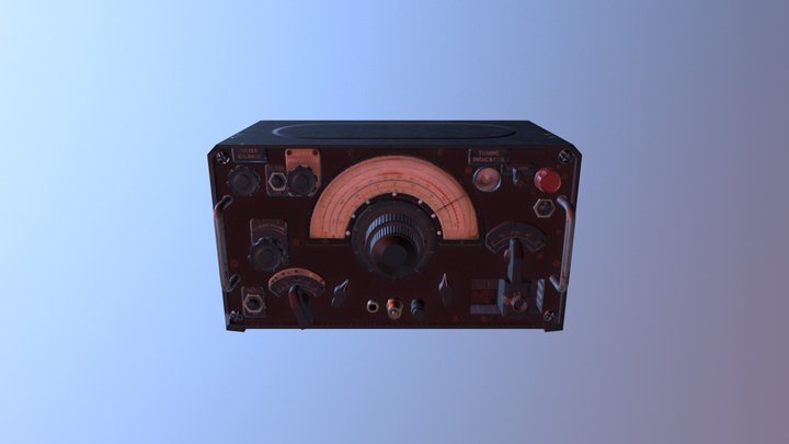 WW2 Radio 3D Model