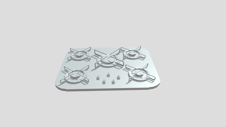 Cooker Top (Acquired) 3D Model
