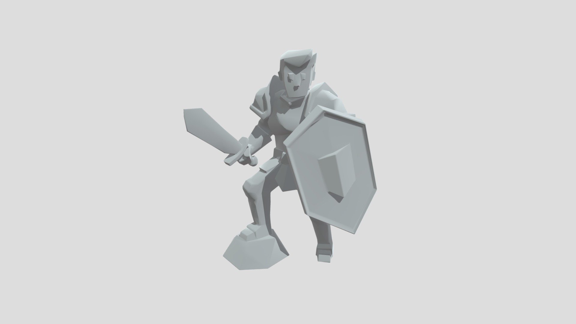 Polygon Knight - 3D model by Erwin3318 [6b50689] - Sketchfab