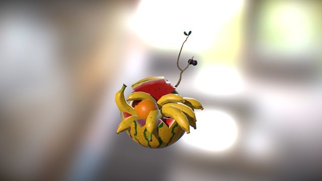Fruit Hat 3D Model