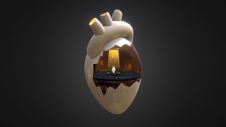 Momo's Heart 3D Model