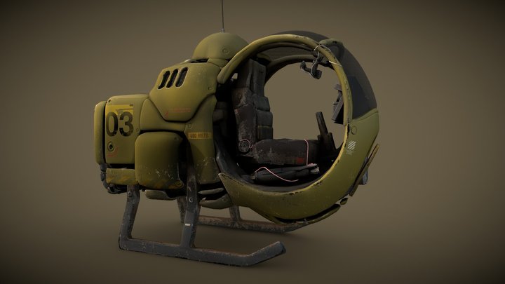 Dragon Ball Flyer 3D Model