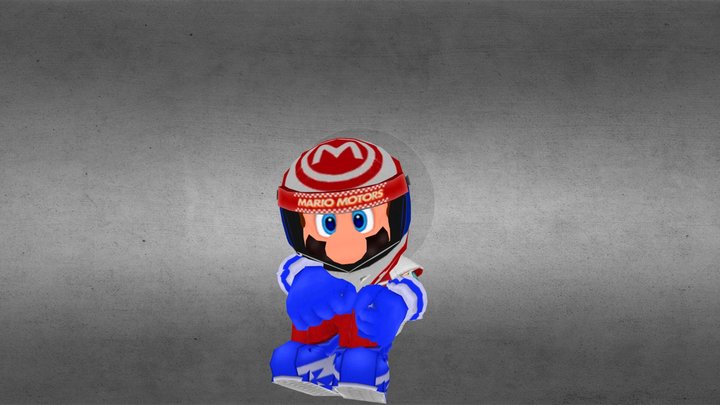 Mobiles - Mario Kart Tour - Mario (Racer) 3D Model