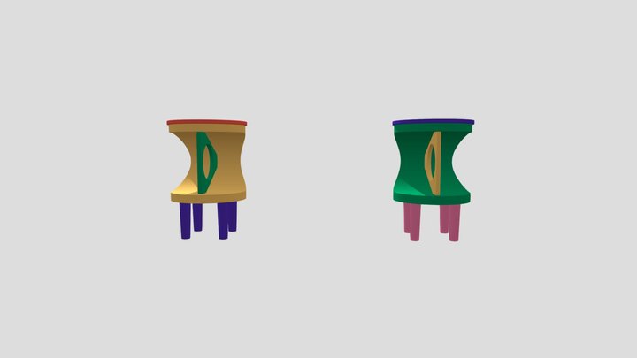 Lamp Tables 3d By Tis_good_the_1st 3D Model