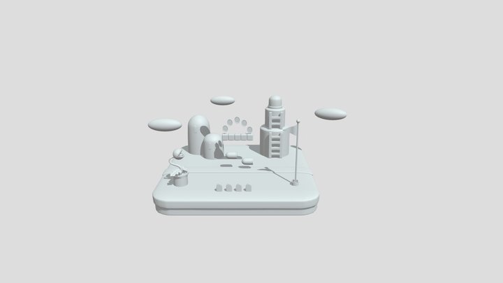 Mario Land 3D Model