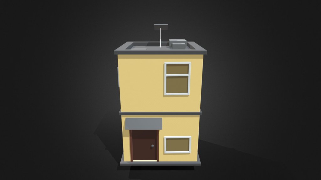 Low Poly City Building