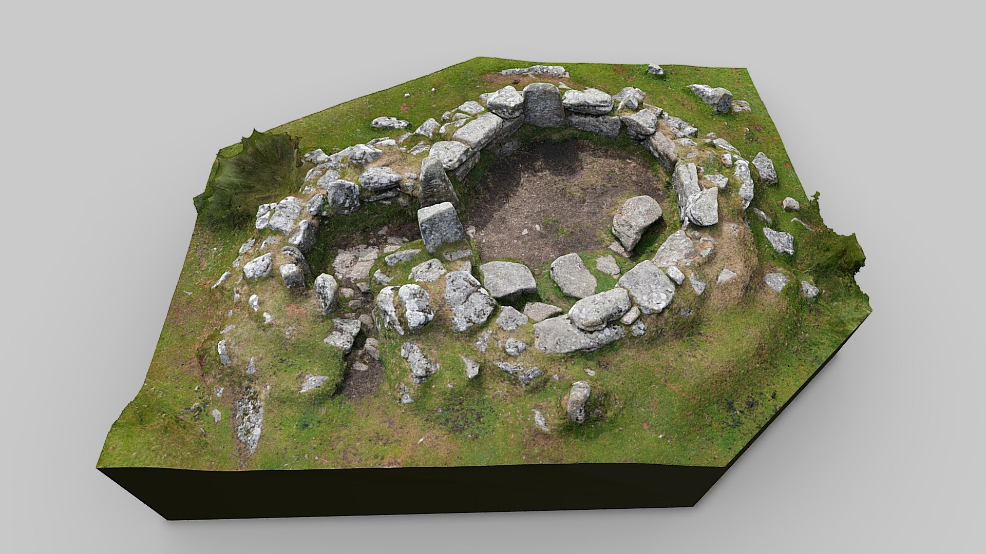 Grimspound Round House — Sketchfab embed 3D viewer