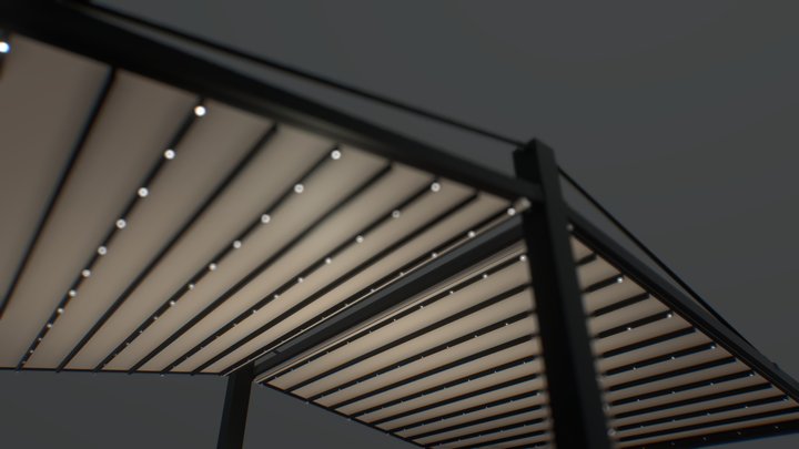 SKYSHADES™ - Hawk X - Night view 3D Model