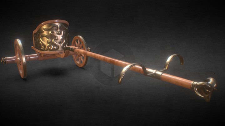 Roman Charriot 3D Model