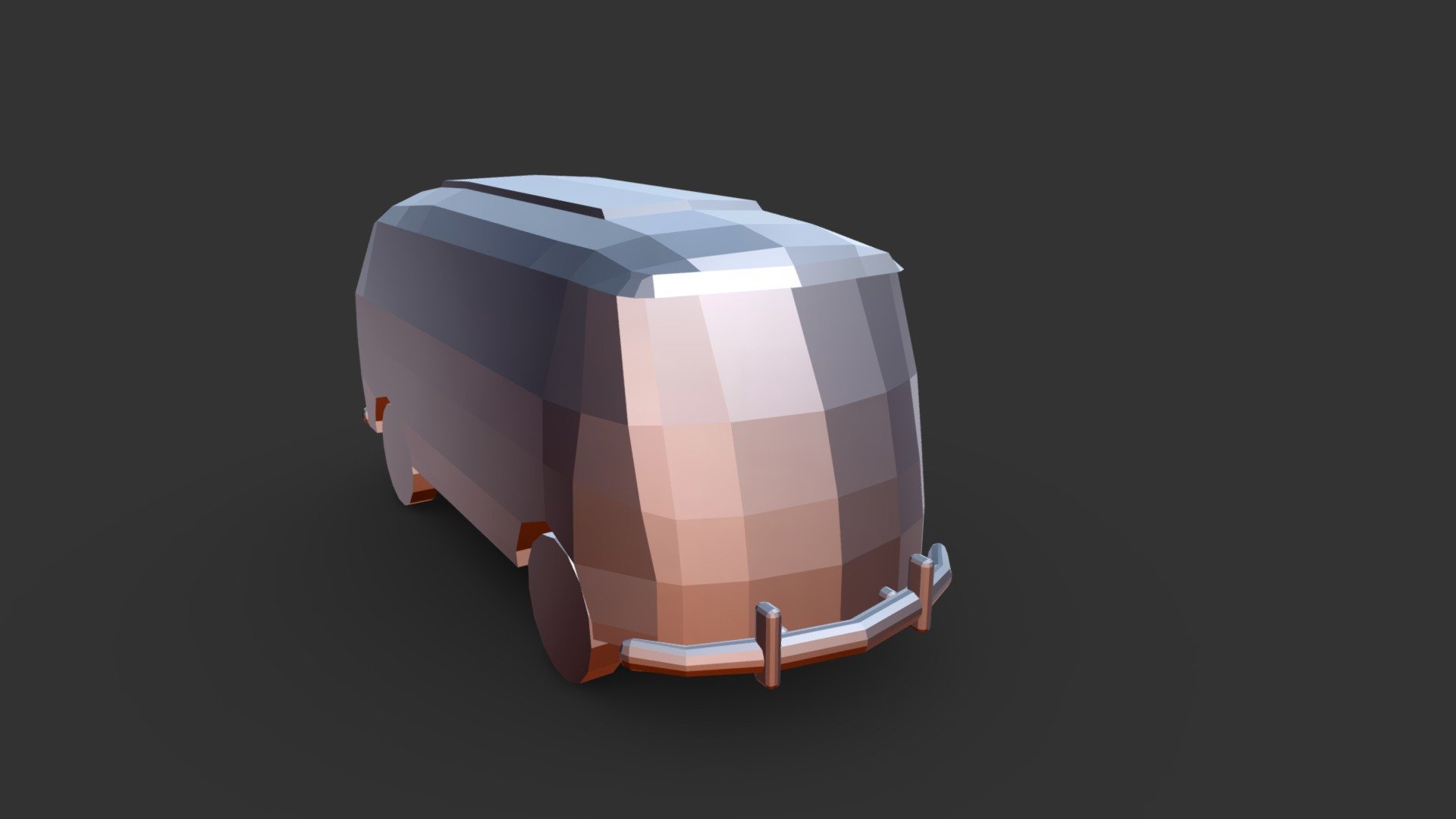 Lowpoly VW Classic Bus