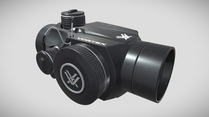 Vortex SPARC II Red Dot 3D Model
