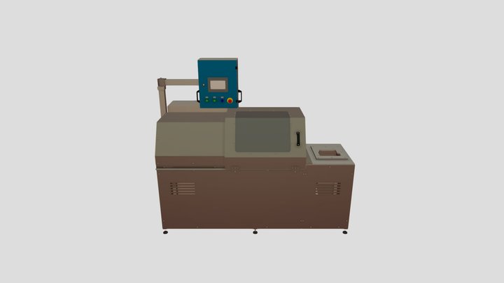 Bancada De Testes De Caixas De Engrenagens 3D Model