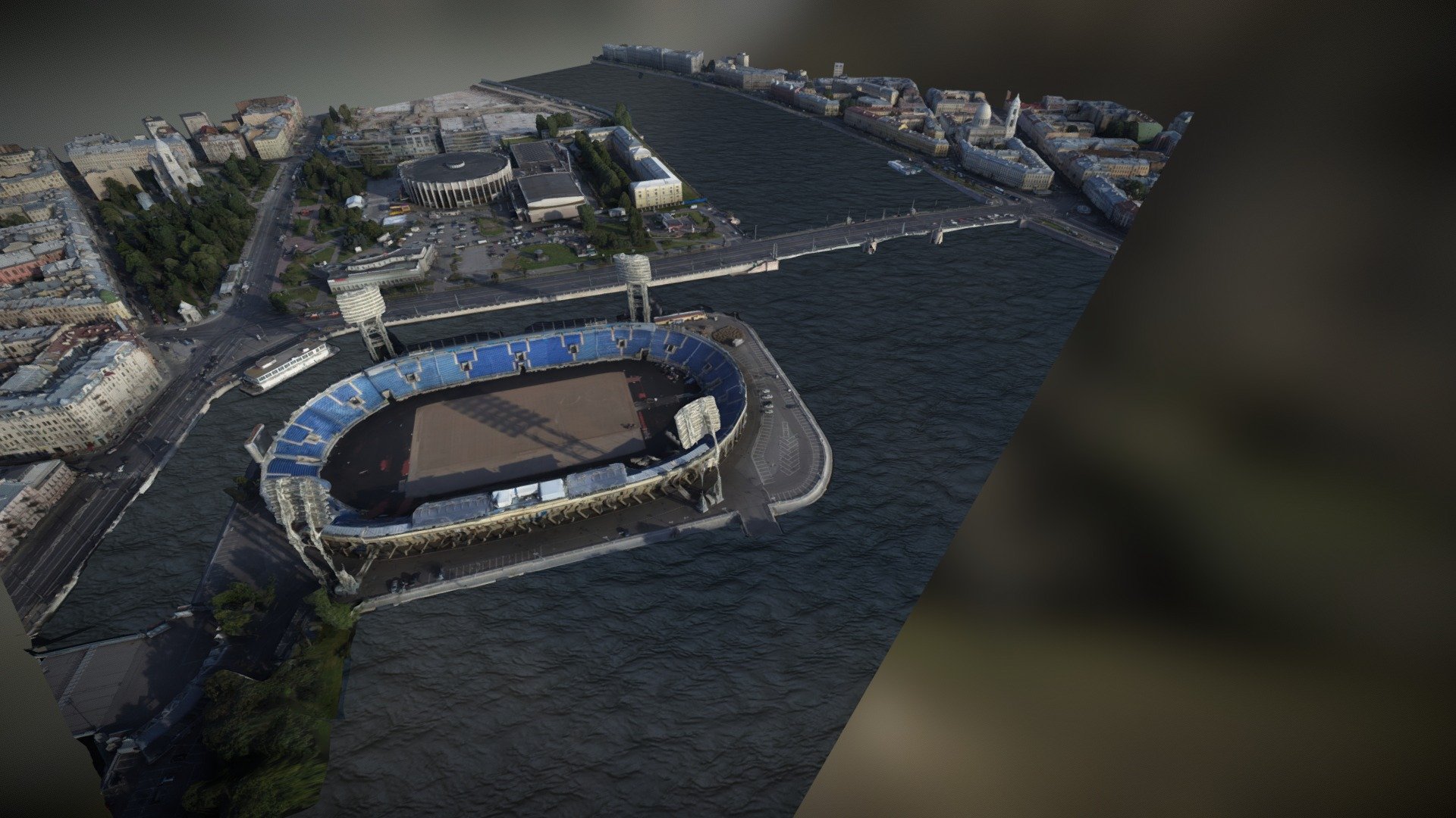 3d scanned Saint-Petersburg sample.