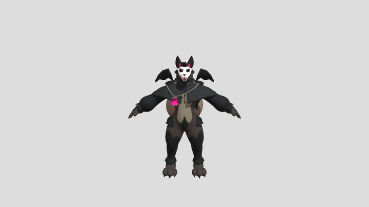 Hallowbat 3D Model